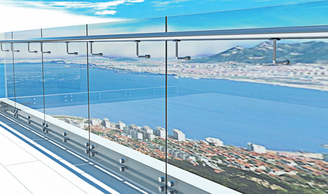 陽臺玻璃欄桿預埋的正確方法