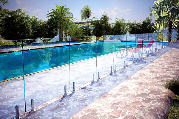 游泳池玻璃圍欄