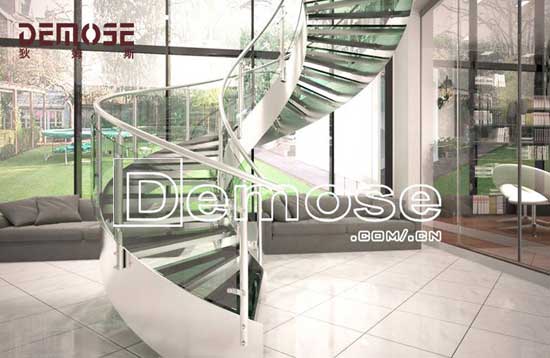 旋轉樓梯玻璃扶手的工序流程是怎樣的?