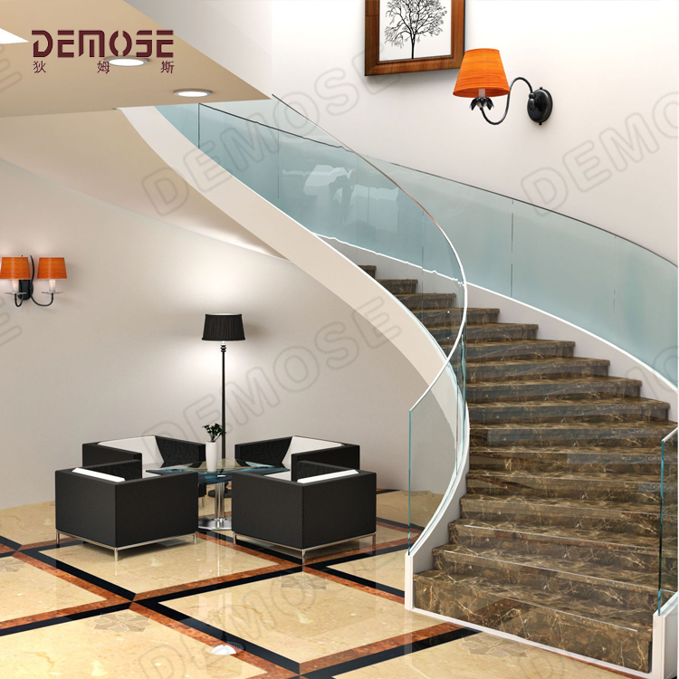 尼日利亞室內(nèi)弧形樓梯工程