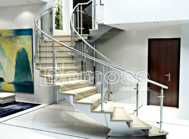 不銹鋼樓梯扶手的定制與設計創新