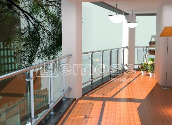 不銹鋼玻璃欄桿