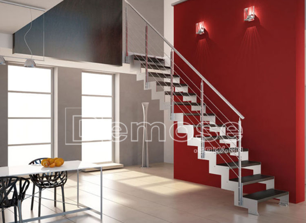 室內鋼結構樓梯圖片