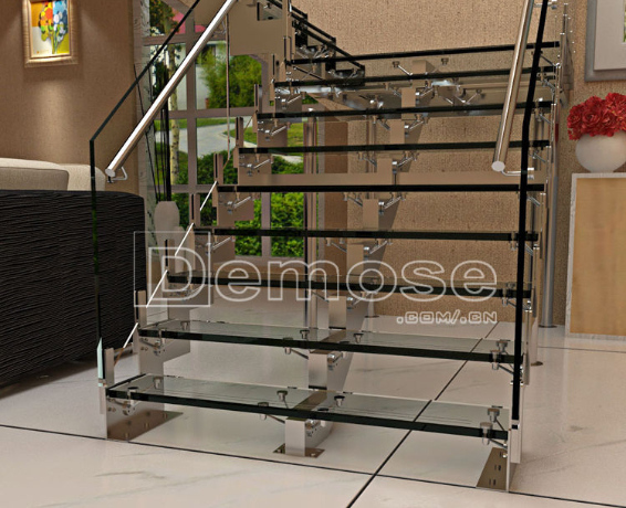 現代風格樓梯欄桿的創意設計