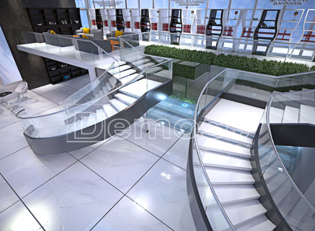 弧形玻璃樓梯價格