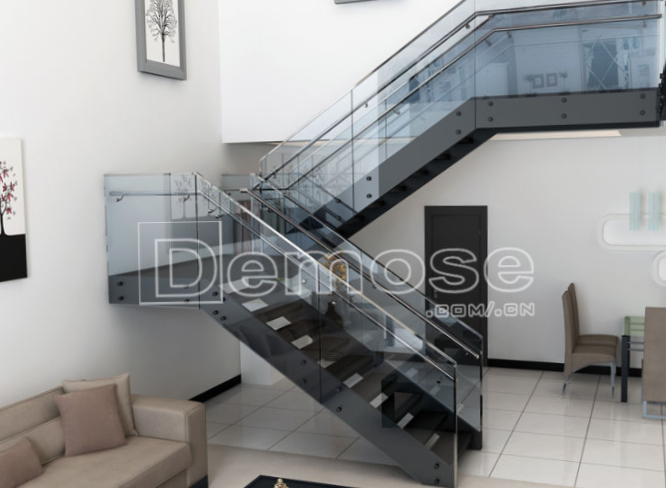 不銹鋼玻璃樓梯欄桿的個性風格定制