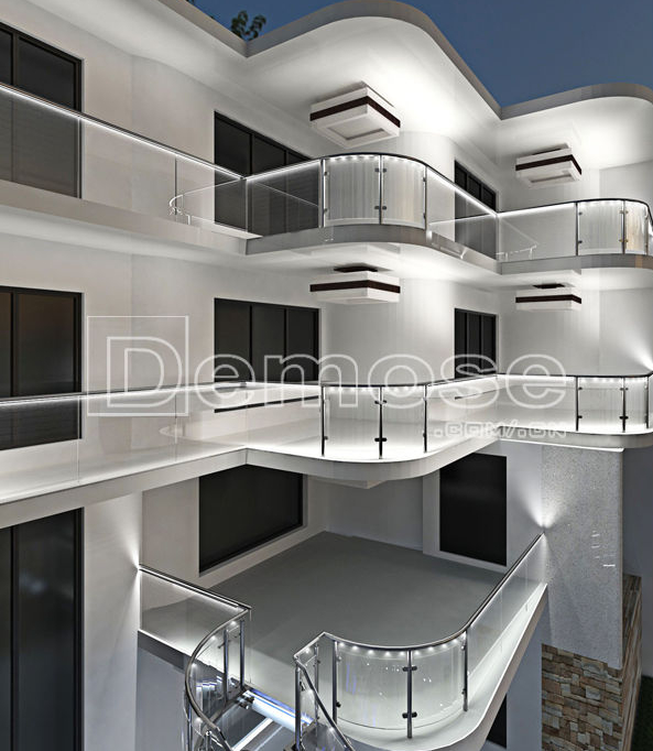 不銹鋼玻璃欄桿圖片