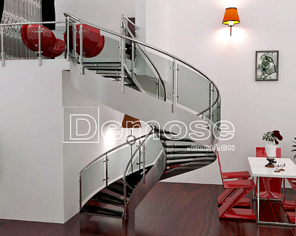 旋轉樓梯與室內裝飾的完美融合