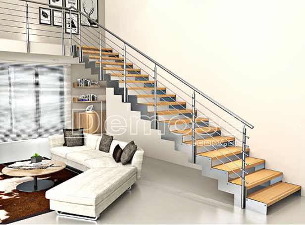 不銹鋼直線樓梯的特點分析