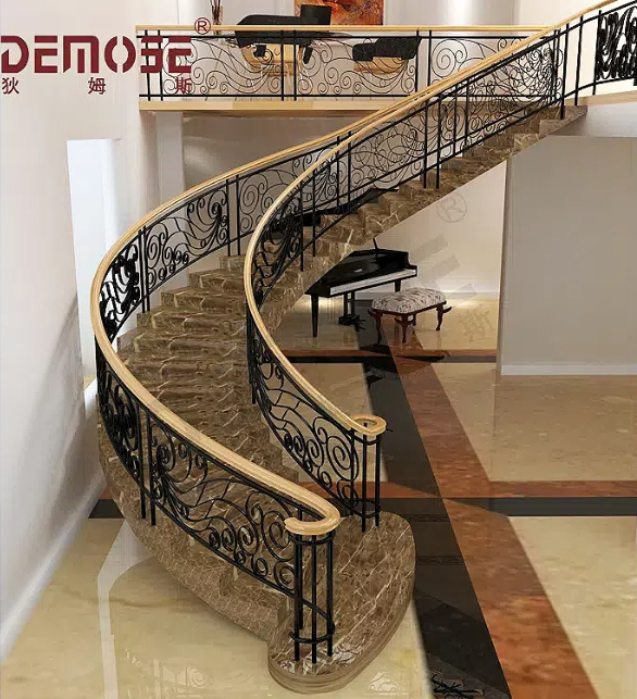 樓梯扶手，締造家居美學(xué)新高度——狄姆斯以匠心定義安全與藝術(shù)的平衡