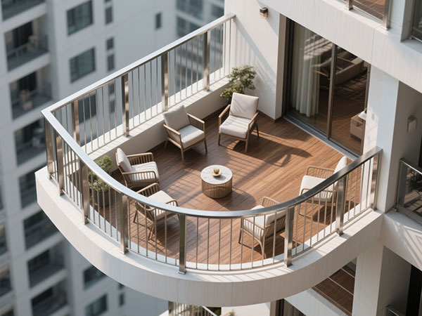 不銹鋼陽臺護欄