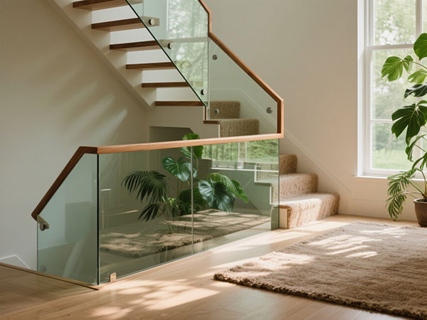 帶玻璃面板的樓梯：現(xiàn)代空間的通透美學(xué)與安全設(shè)計
