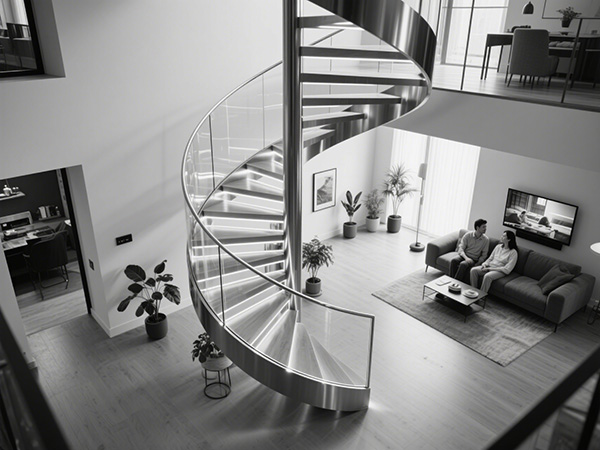 螺旋樓梯：優(yōu)雅旋轉(zhuǎn)中的安全與設(shè)計(jì)挑戰(zhàn)