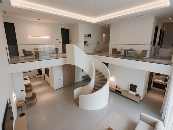 旋轉樓梯設計：讓別墅和復式裝修更高級的秘訣