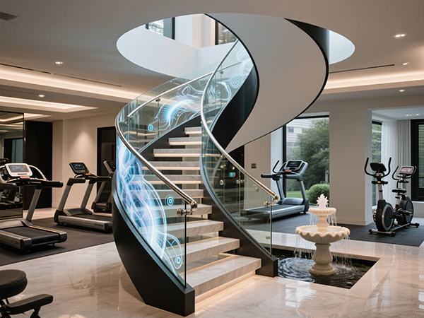 別墅樓梯定制：大尺寸與異形設計的實用美學